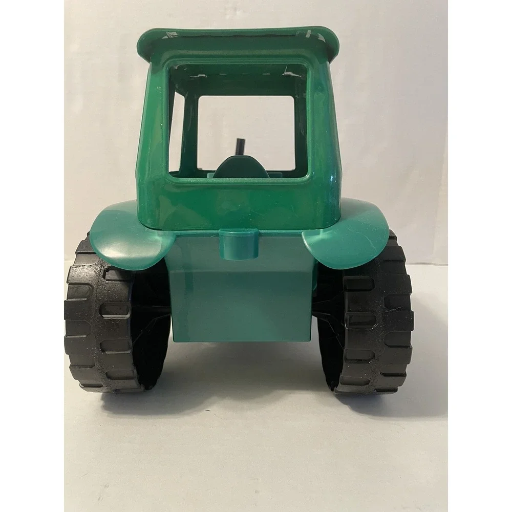 1998 MIGHTY WHEELS DIECAST GREEN FRONT LOADER BLUE RIDGE FARM GREAT TRACTOR‎